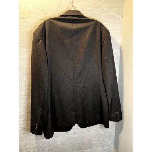 Perry Ellis Portfolio‎ Men's Tonal Plaid 2 PC Wool Suit Jacket Pants - Picture 12 of 15